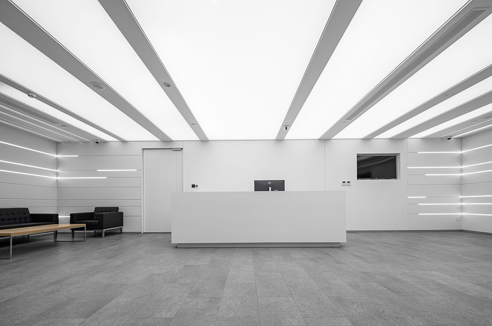 辦公室前臺(tái)裝修效果圖