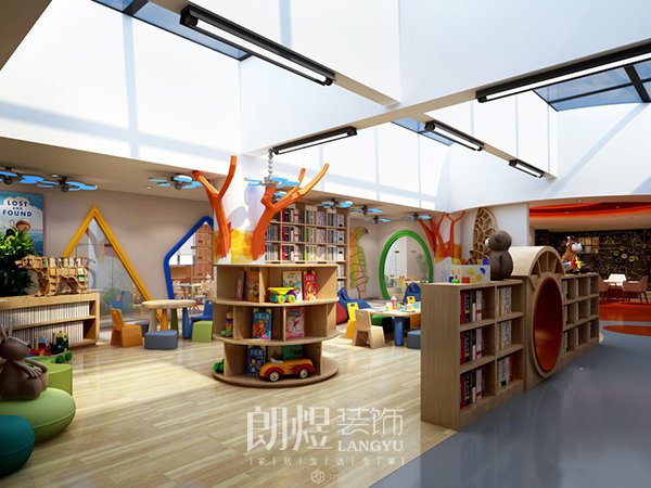 雙流早教培訓(xùn)機構(gòu)裝修效果圖