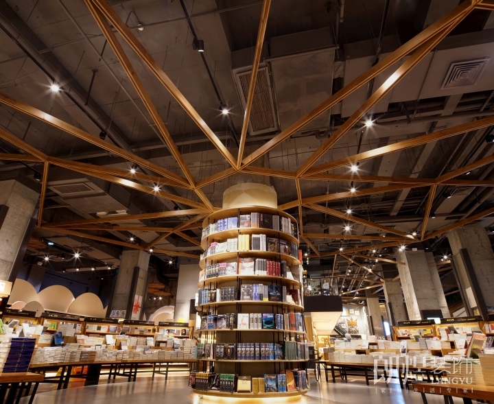 創(chuàng)意書(shū)店裝修-大廳效果圖