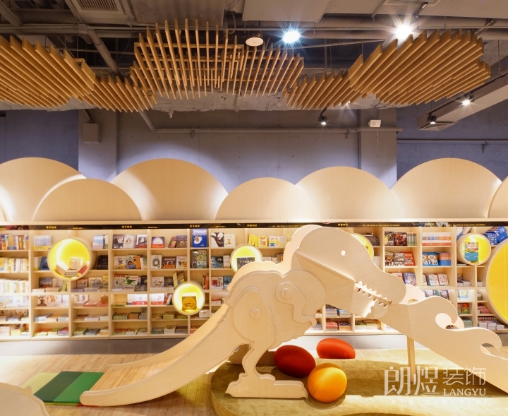 創(chuàng)意書(shū)店裝修-兒童游玩效果圖