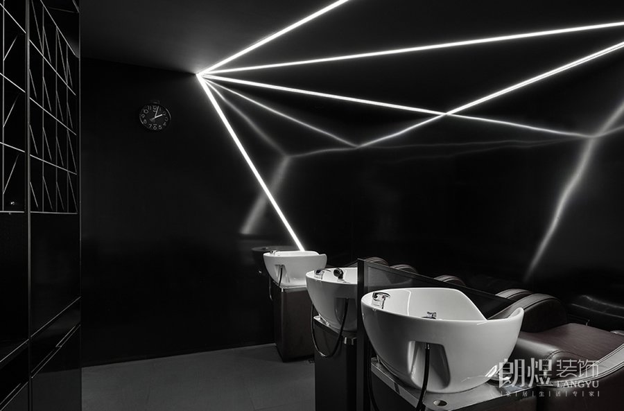 杜尚-復古發廊洗護區裝修圖片