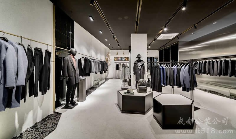 男裝店鋪墻面設計