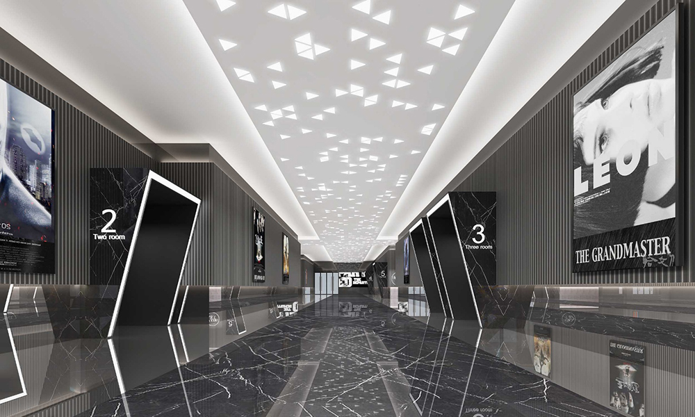 電影院過(guò)道走廊裝修效果圖