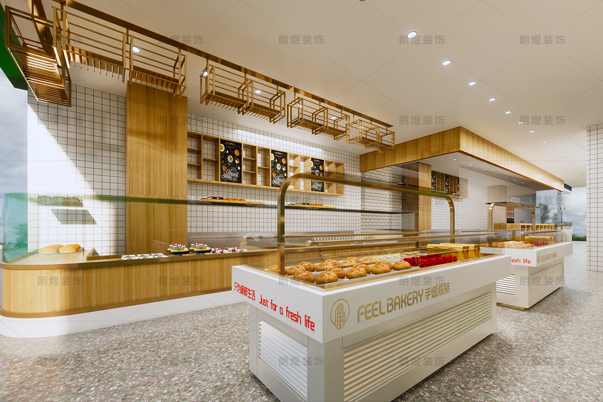 商場甜品店裝修設計效果圖