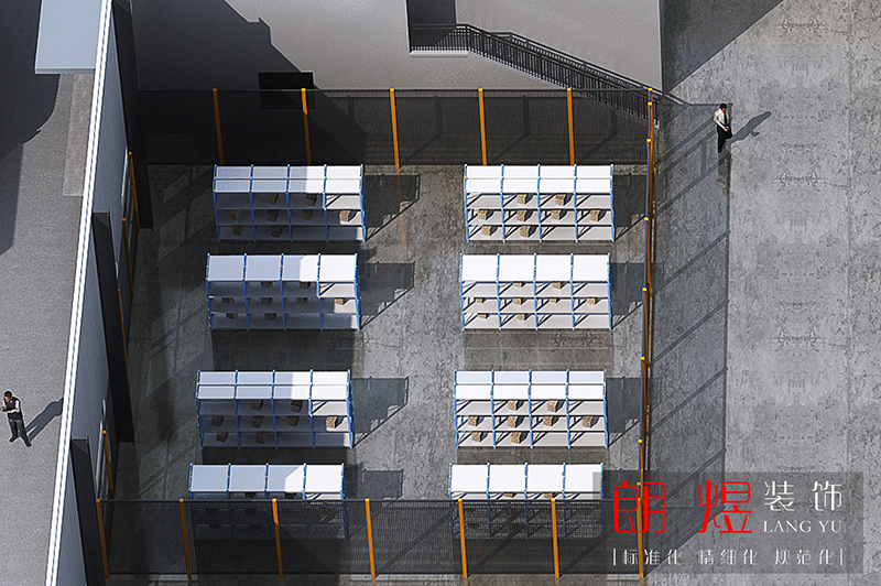 成都新都區(qū)工業(yè)園區(qū)2000平廠房裝修設計效果圖